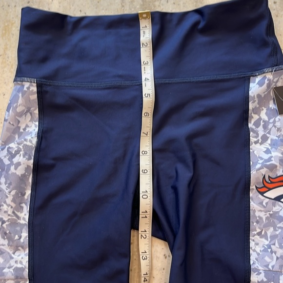 Denver Broncos NWT Navy Bike Shorts with 2 Side Pockets - Picture 8 of 10